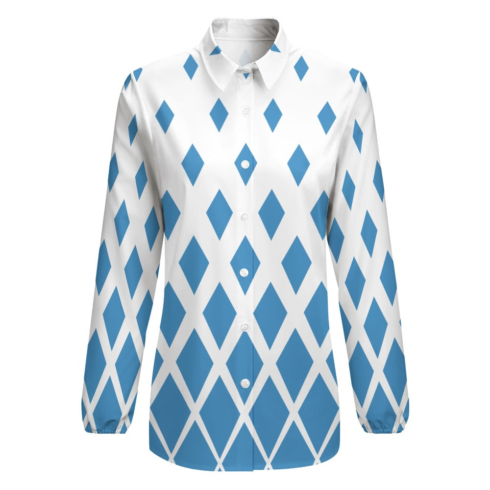JEBO 1X Club Women's Patterned Long-Sleeve Shirt