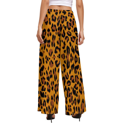 JEBO 1X Club Women's Pattern Wide-Leg Pants