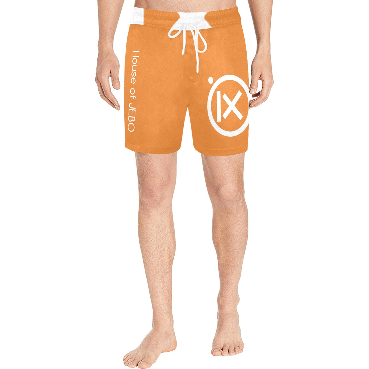 JEBO Resort Men's Mid-Length Swim Shorts