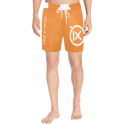 JEBO Resort Men's Mid-Length Swim Shorts