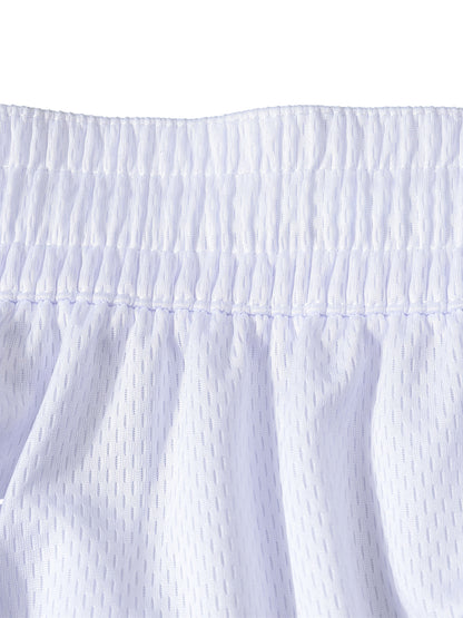 JEBO 1X Club Classic Stripe Trim Basketball Shorts