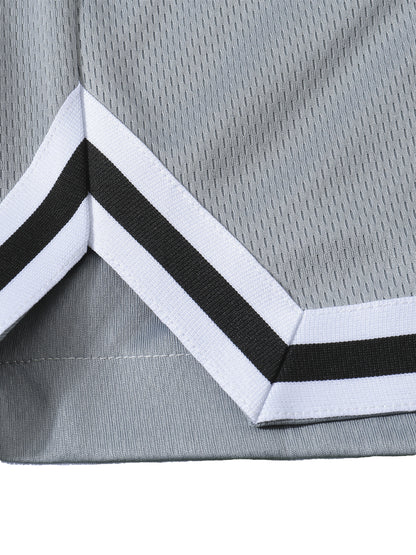JEBO 1X Club Classic Stripe Trim Basketball Shorts