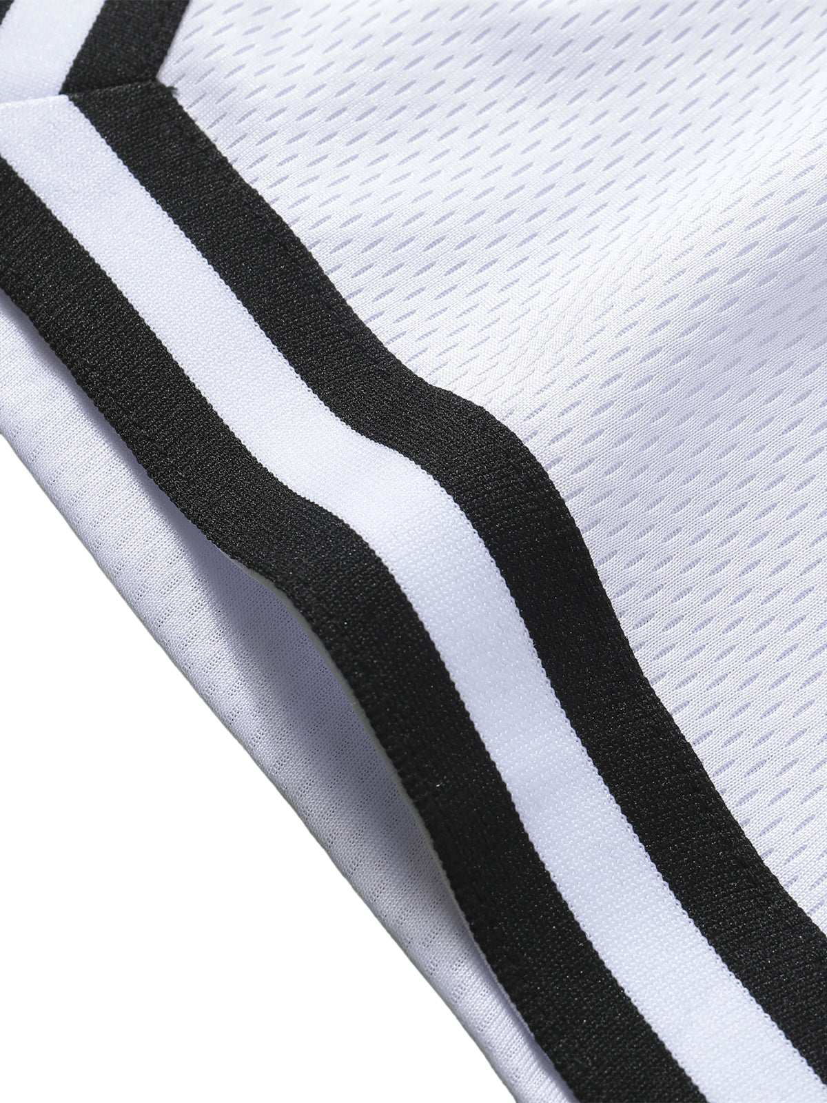 JEBO 1X Club Classic Stripe Trim Basketball Shorts
