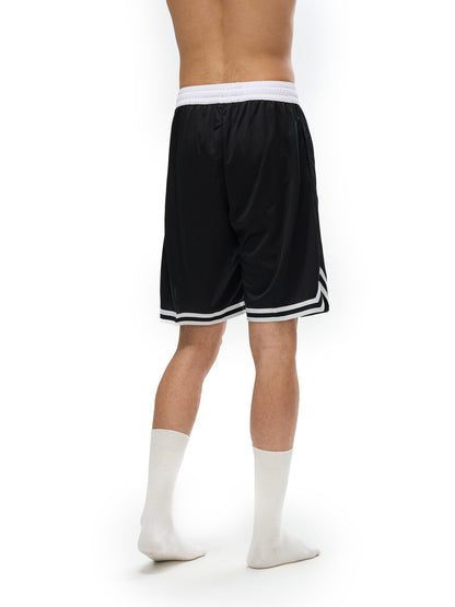 JEBO 1X Club Classic Stripe Trim Basketball Shorts