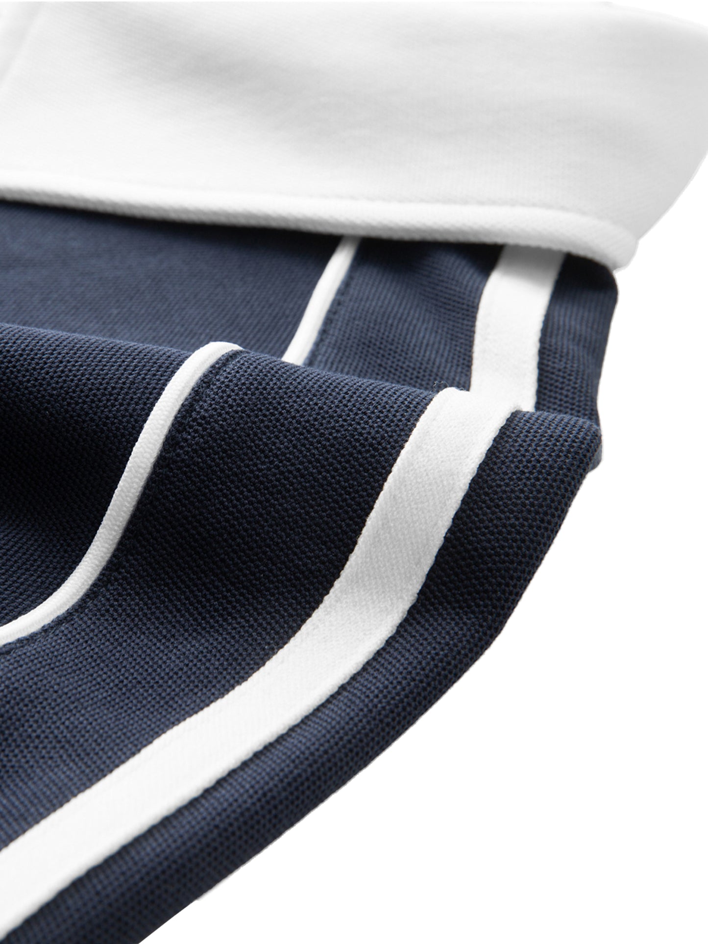 JEBO 1X Club Contrast Collar Short Sleeve Polo