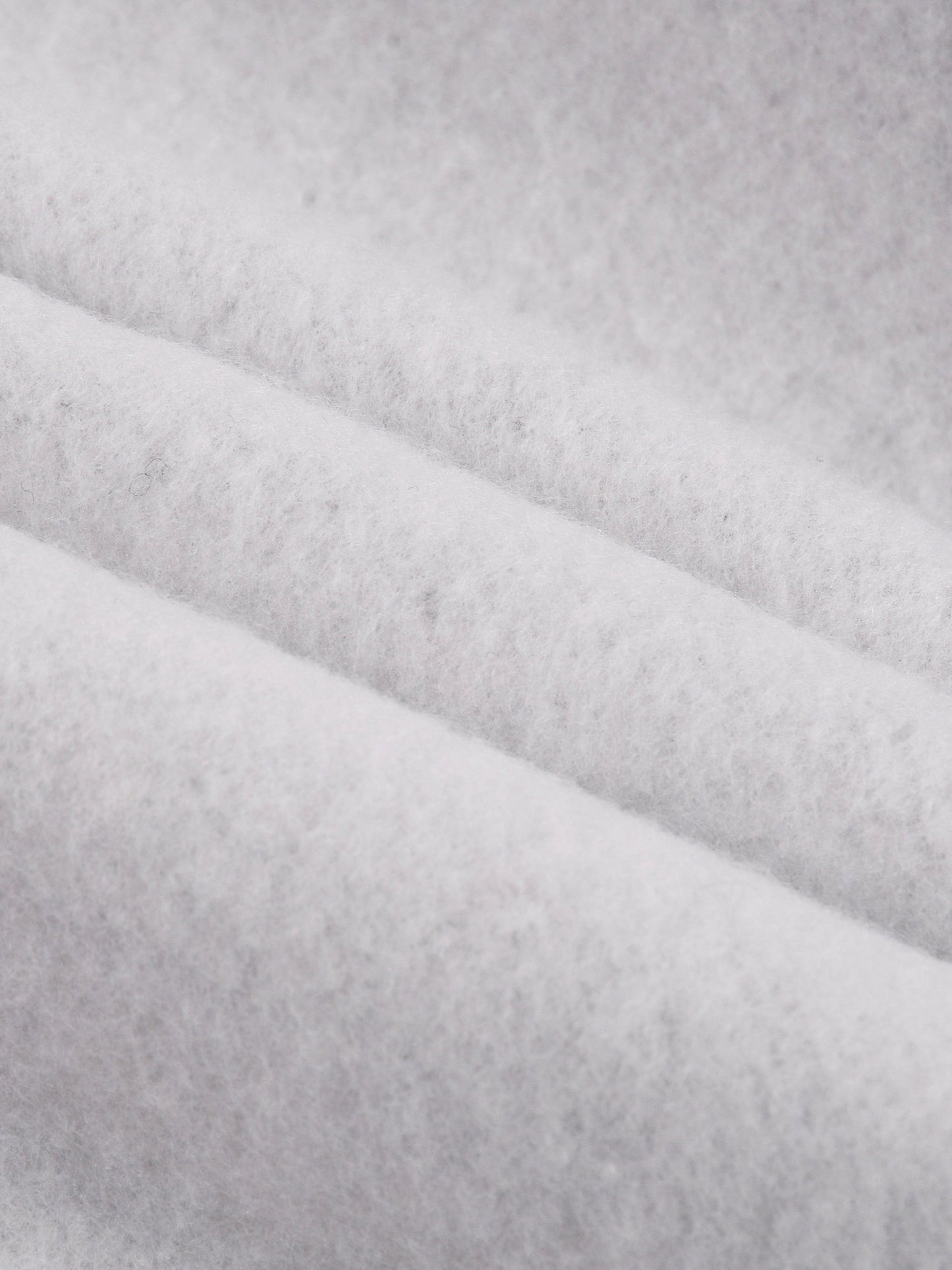 Heather gray hoodie fabric close-up with soft fleece texture