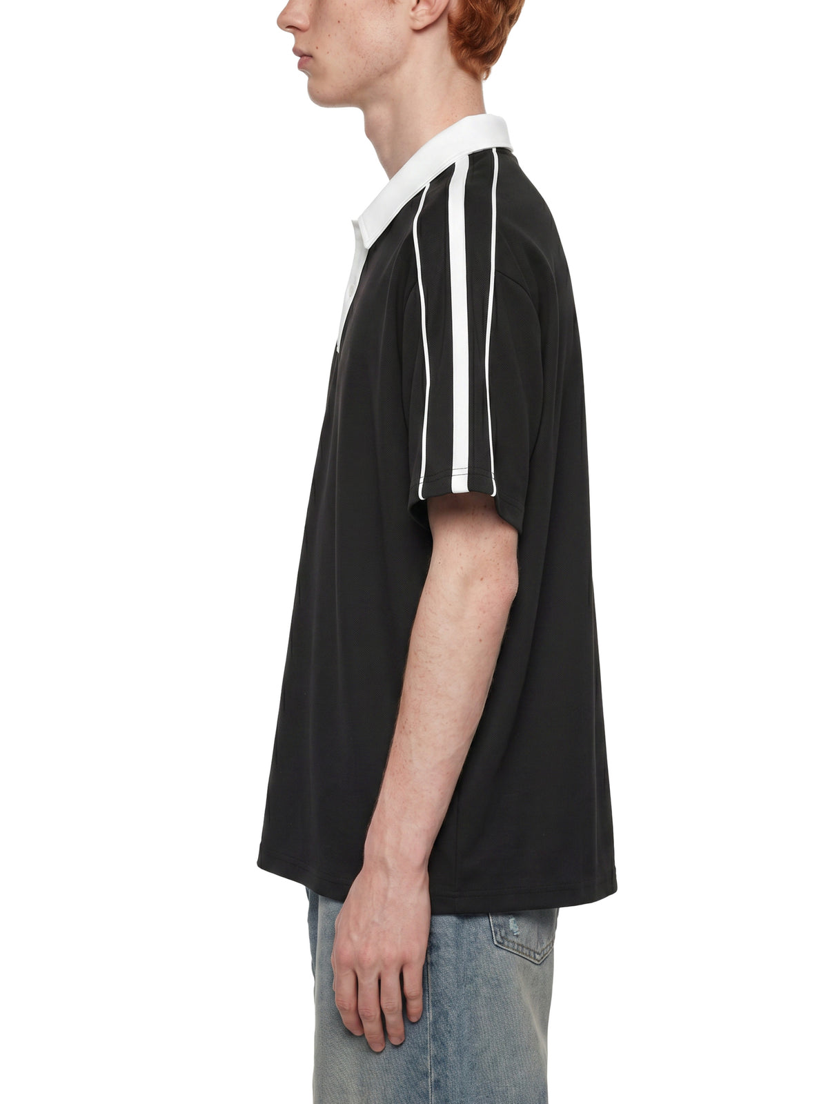 JEBO 1X Club Contrast Collar Short Sleeve Polo