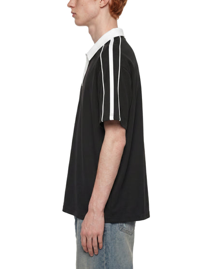 JEBO 1X Club Contrast Collar Short Sleeve Polo