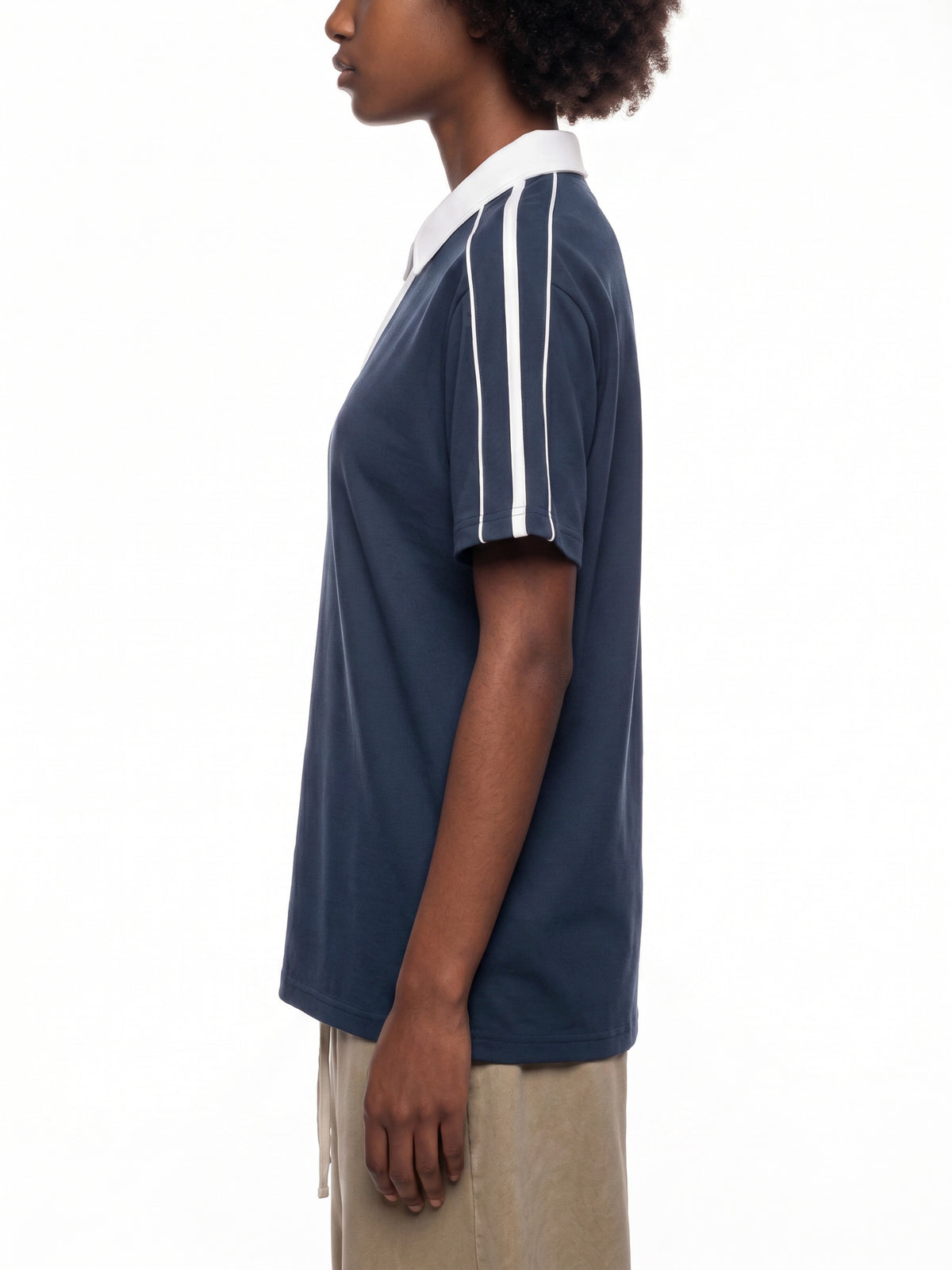 JEBO 1X Club Contrast Collar Short Sleeve Polo