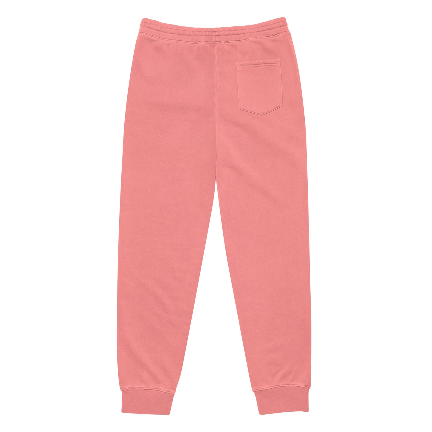Vintage pigment sweatpants in rose pink with cuffed hems and a side pocket